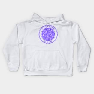 It Costs Nothing To Be Kind Mandala Kids Hoodie